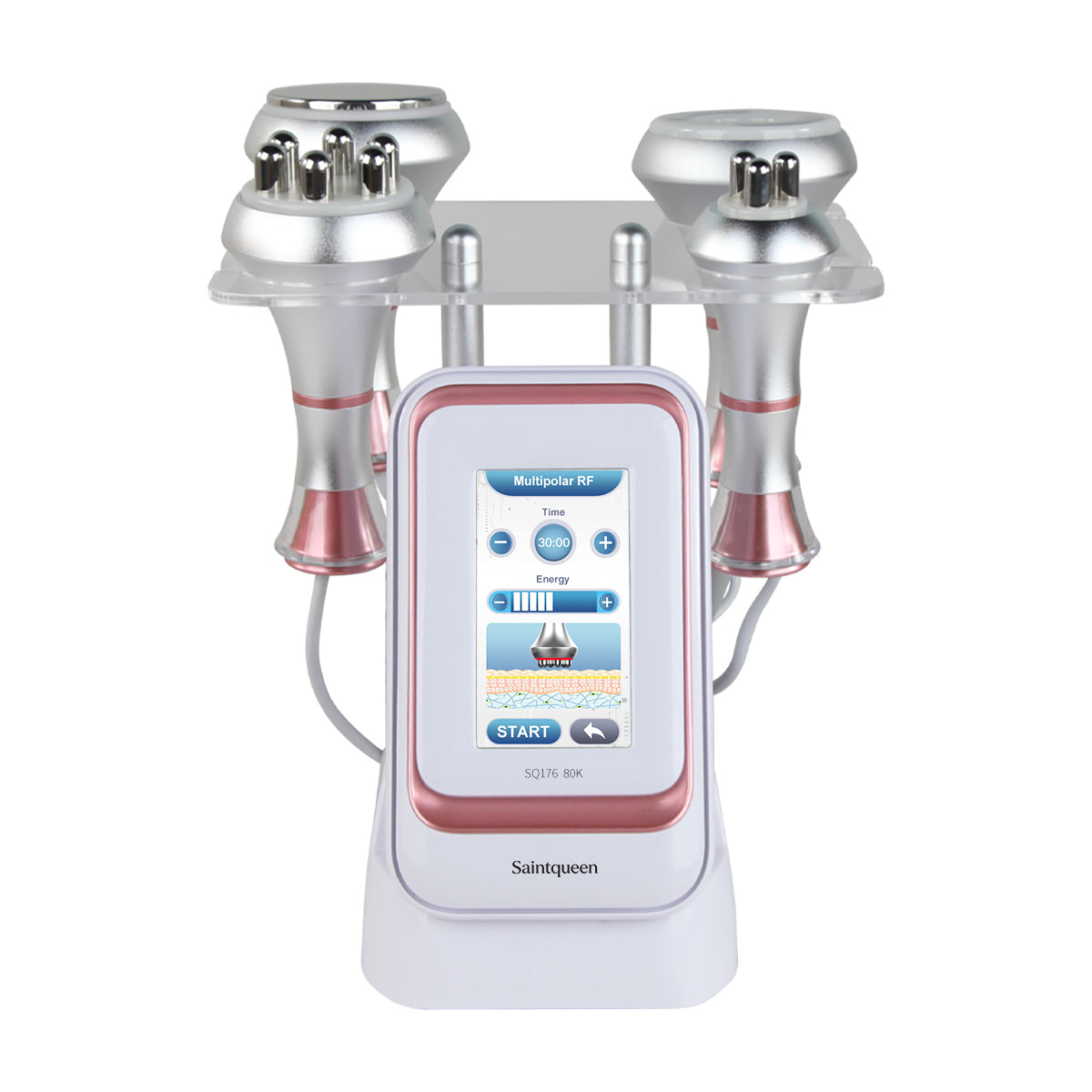 SQ176A Basic, 80K Cavitation 4in1 Body Sculpt Machine | Tripolar & 6-Pole RF Negative Pressure Massage, Skin Rejuvenation Lifting Toning Body Shaping Device for Home Spa Secondary image