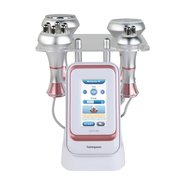 SQ176A Basic, 80K Cavitation 4in1 Body Sculpt Machine | Tripolar & 6-Pole RF Negative Pressure Massage, Skin Rejuvenation Lifting Toning Body Shaping Device for Home Spa
