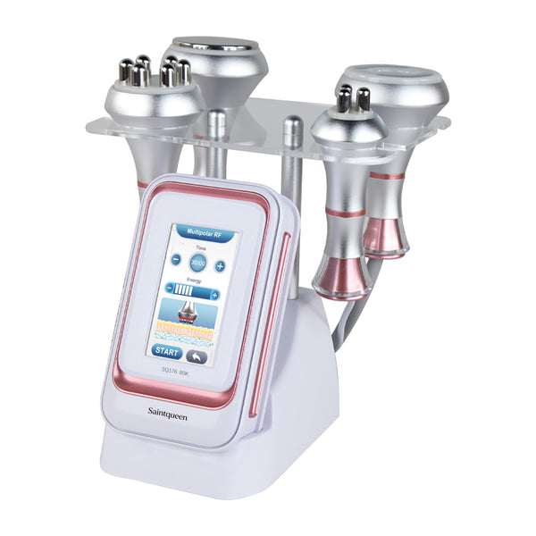 SQ176A Basic, 80K Cavitation 4in1 Body Sculpt Machine | Tripolar & 6-Pole RF Negative Pressure Massage, Skin Rejuvenation Lifting Toning Body Shaping Device for Home Spa