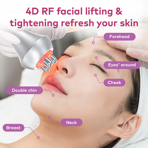 SQ176B Pro, 5in1 80K Cavitation  Machine, Multi-Polar RF Skin Firming Facial Lifting Vacuum Massage Cold Therapy Body Contouring Beauty Device for Home & Professional Salon Use