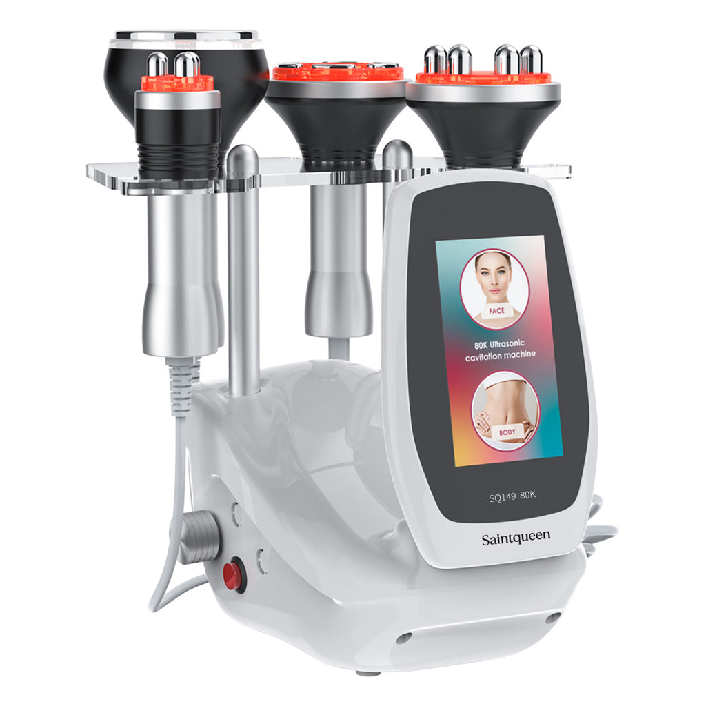 SQ149 Basic, 4in1 80K Body Sculpting Machine, Multipolar RF Skin Tightening & Negative Pressure Massage Body Contouring Device for Home Salon Use