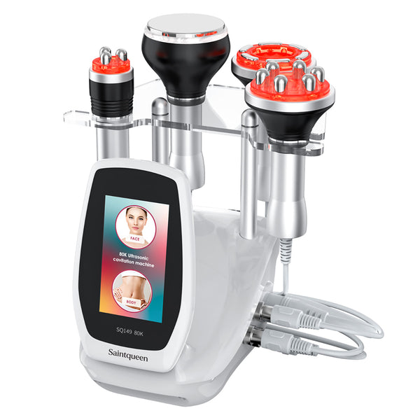 SQ149 Basic, 4in1 80K Body Sculpting Machine, Multipolar RF Skin Tightening & Negative Pressure Massage Body Contouring Device for Home Salon Use