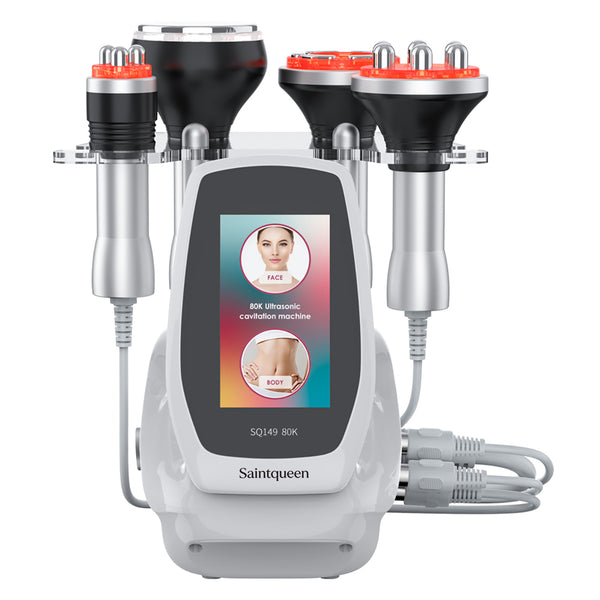 SQ149 Basic, 4in1 80K Body Sculpting Machine, Multipolar RF Skin Tightening & Negative Pressure Massage Body Contouring Device for Home Salon Use
