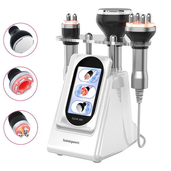 SQ148 Basic, 3in1 80K Body Machine, 3-Pole & 4-Pole RF for Skin Lifting Firming Body Shaping Toning Anti-Wrinkle