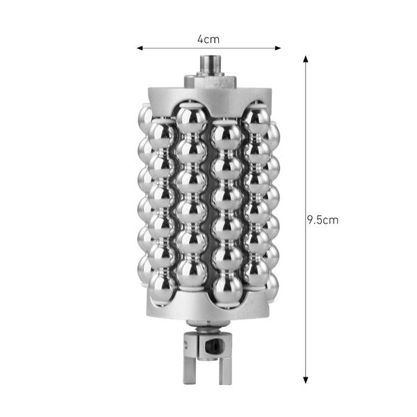 SQ160A Inner Ball Roller Machine, 360° Rotating Compression Micro-Vibration Body & Face Contouring Device with LED Light Therapy for Lymphatic Drainage, Skin Smoothing