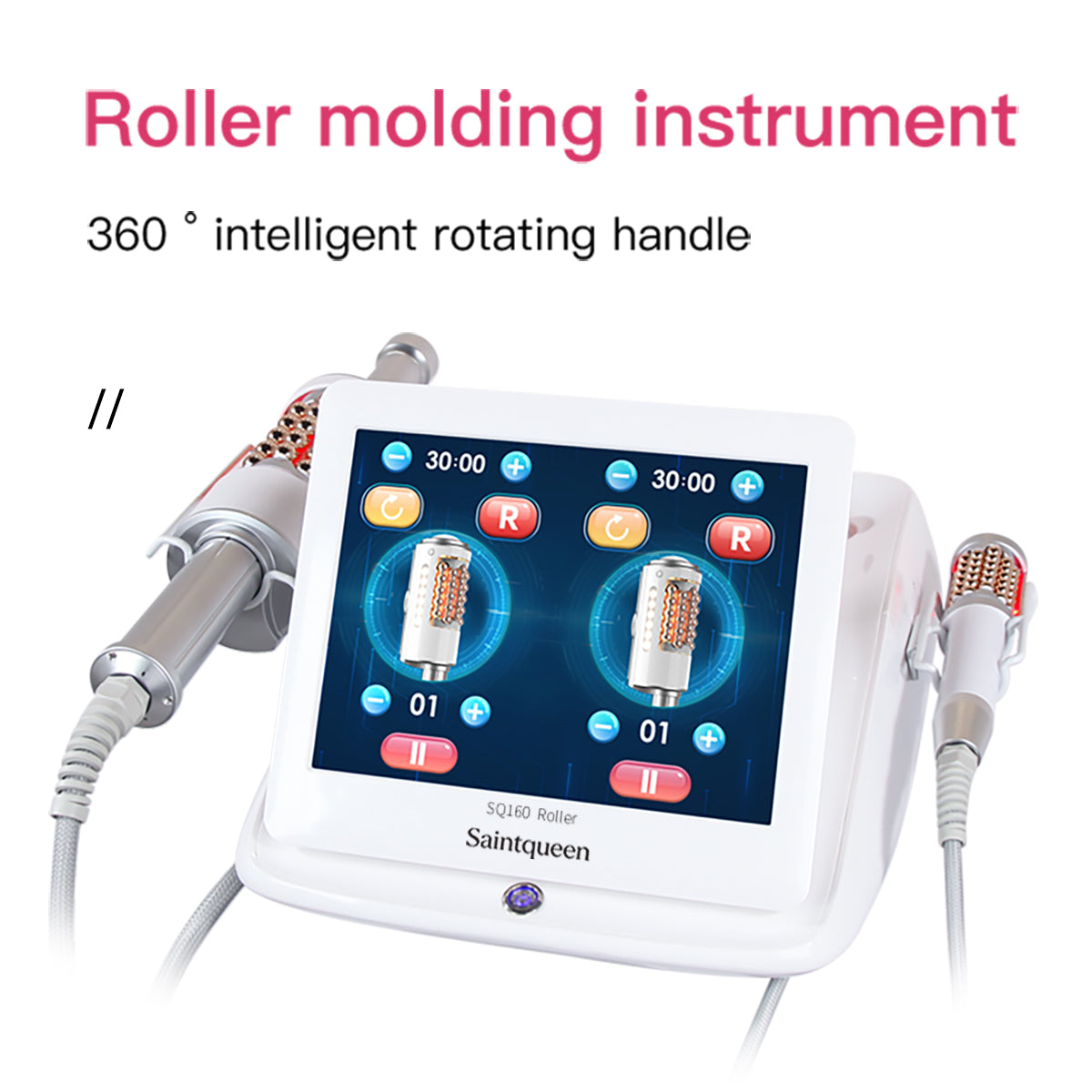 SQ160A Inner Ball Roller Machine, 360° Rotating Compression Micro-Vibration Body & Face Contouring Device with LED Light Therapy for Lymphatic Drainage, Skin Smoothing Secondary image