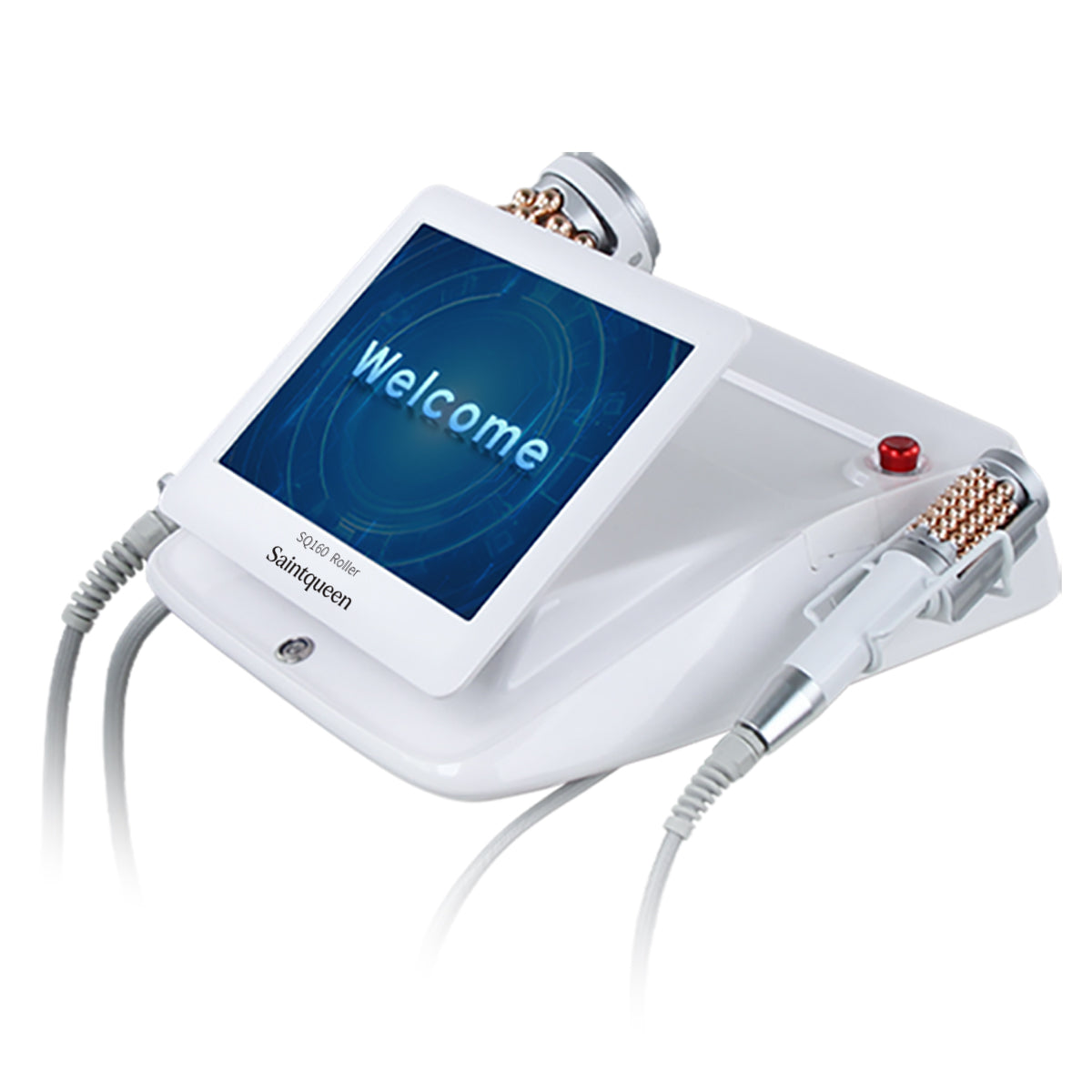SQ160A Inner Ball Roller Machine, 360° Rotating Compression Micro-Vibration Body & Face Contouring Device with LED Light Therapy for Lymphatic Drainage, Skin Smoothing