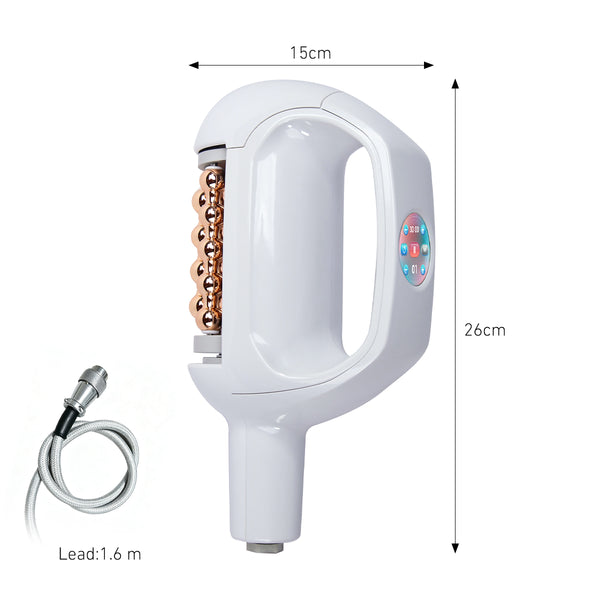 SQ160B Inner Ball Roller Machine, 360° Rotation Compression Micro-Vibration Body & Face Contouring Device, Dual Handle Lymphatic Drainage Skin Smoothing Skin Tightening