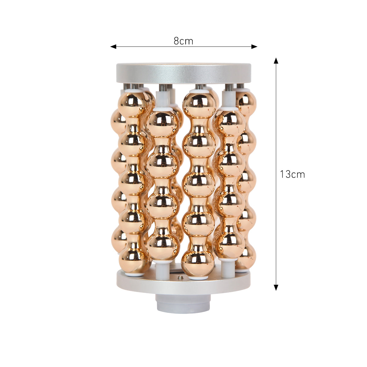 SQ160B Inner Ball Roller Machine, 360° Rotation Compression Micro-Vibration Body & Face Contouring Device, Dual Handle Lymphatic Drainage Skin Smoothing Skin Tightening