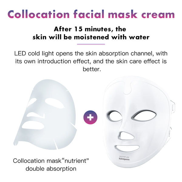 SQ10 | Full-Face Color Ritual Mask Multi-LED 8-Color LED Face Mask