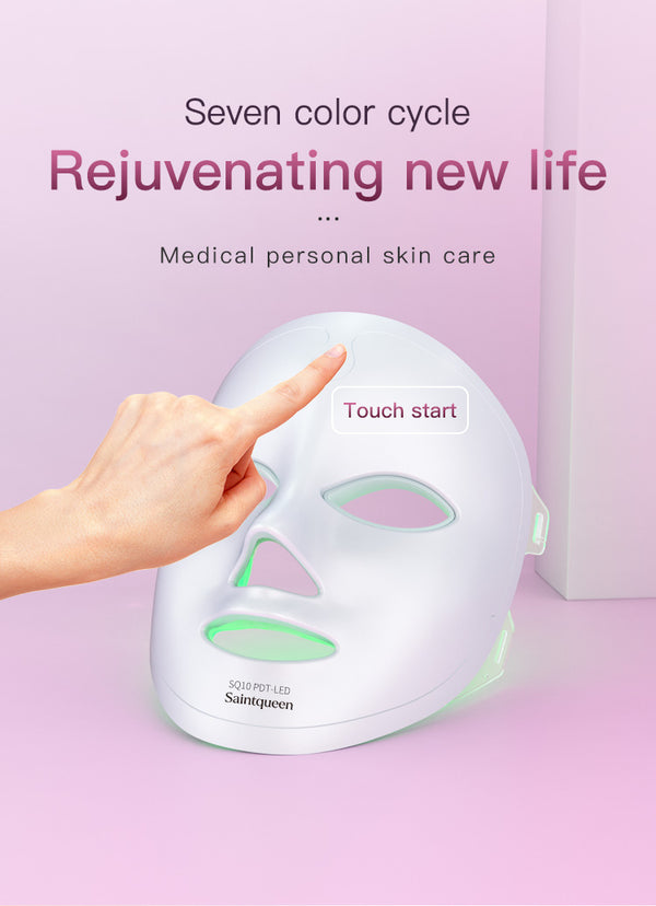 SQ10 | Full-Face Color Ritual Mask Multi-LED 8-Color LED Face Mask