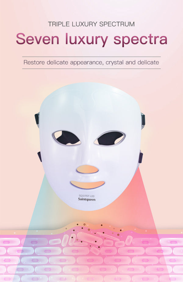 SQ10 | Full-Face Color Ritual Mask Multi-LED 8-Color LED Face Mask