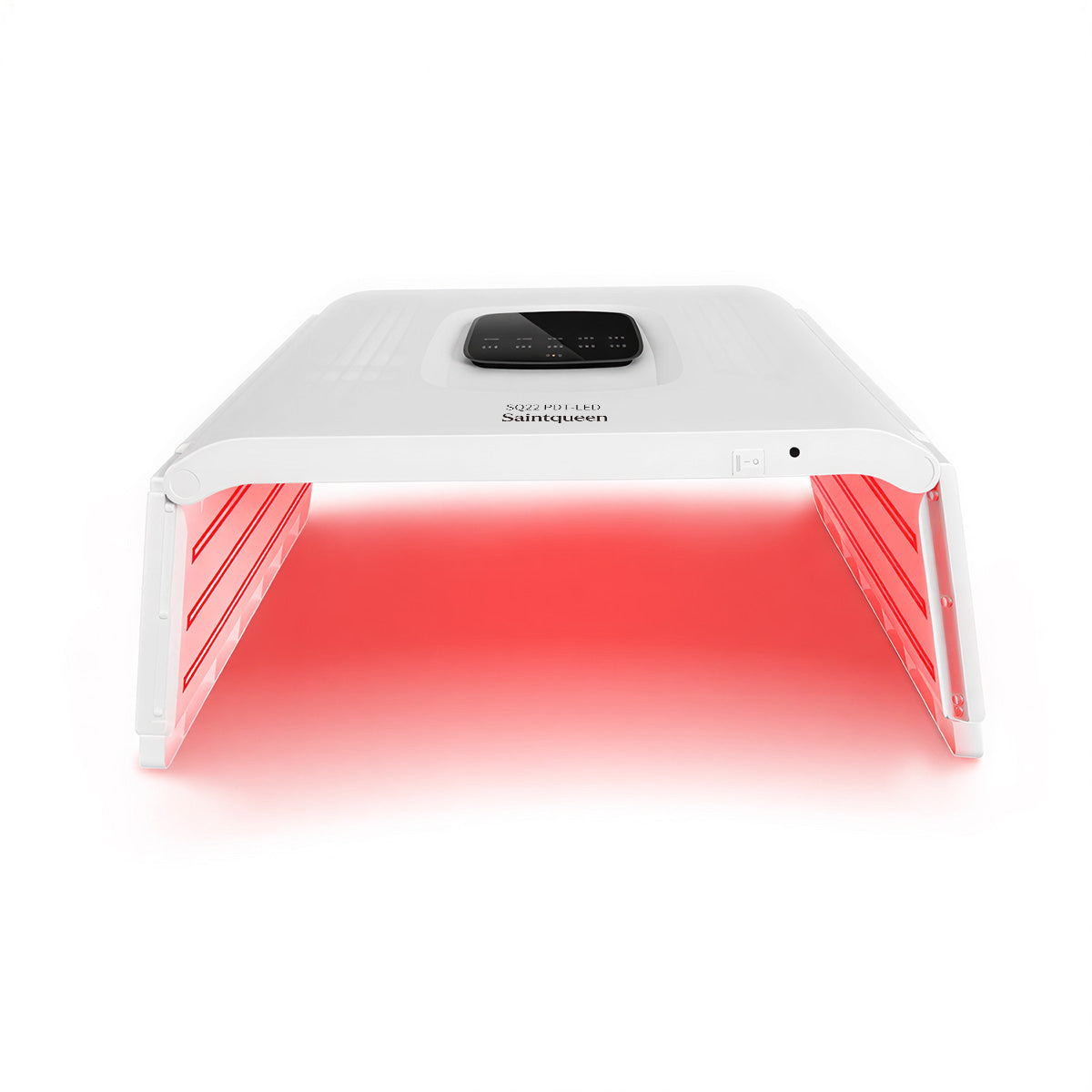SQ22 Foldable Mini Space Capsule Full-Body, 7-Color 468 Beads LED Light Therapy Machine Light NIR Phototherapy Skin Rejuvenation with Time Temp Brightness Control