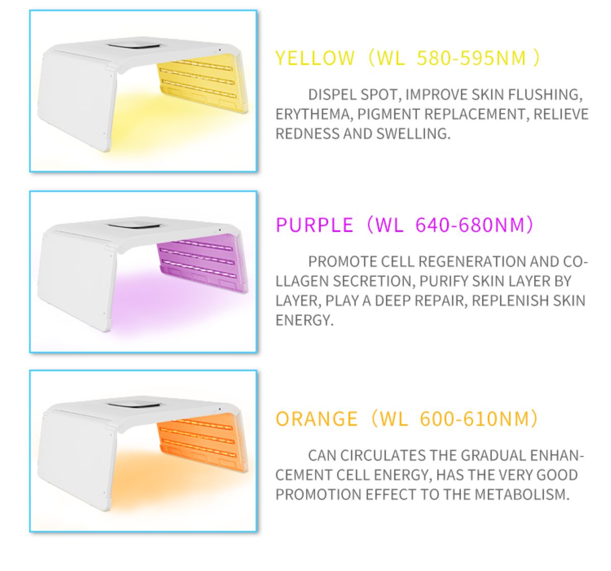 SQ22 Foldable Mini Space Capsule Full-Body, 7-Color 468 Beads LED Light Therapy Machine Light NIR Phototherapy Skin Rejuvenation with Time Temp Brightness Control