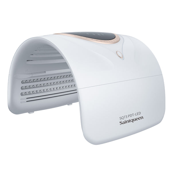 SQ73 Photodynamic Capsule Spectrometer, 360 Beads LED Light Therapy Machine, Red Blue Green Yellow 4-Color Photon Skin Rejuvenation Device With Hot Compress