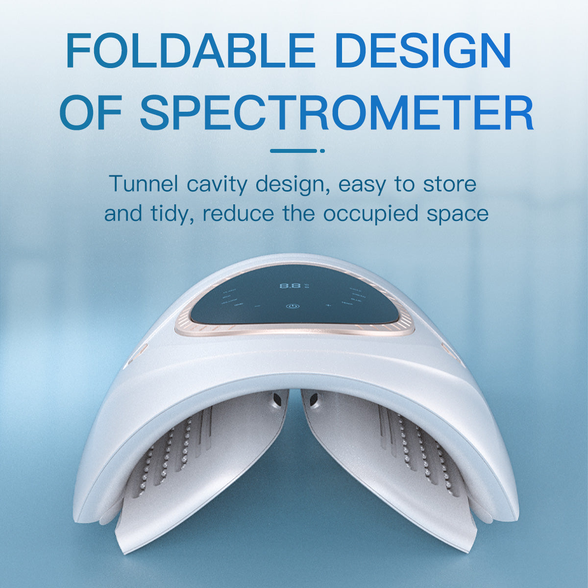 SQ73 Photodynamic Capsule Spectrometer, 360 Beads LED Light Therapy Machine, Red Blue Green Yellow 4-Color Photon Skin Rejuvenation Device With Hot Compress