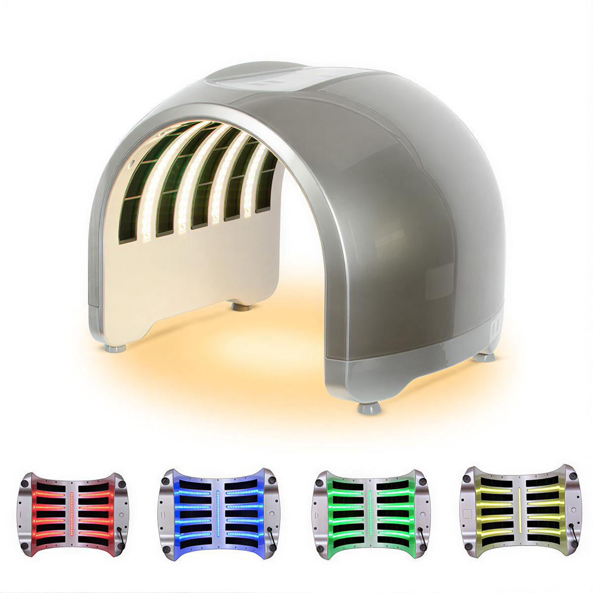 SQ3 4 Color Light Therapy Machine, PDT-2128DR RYGB LED Photon Facial Beauty Device with FIR Heating for Salon Home Skin Rejuvenation Care Main image