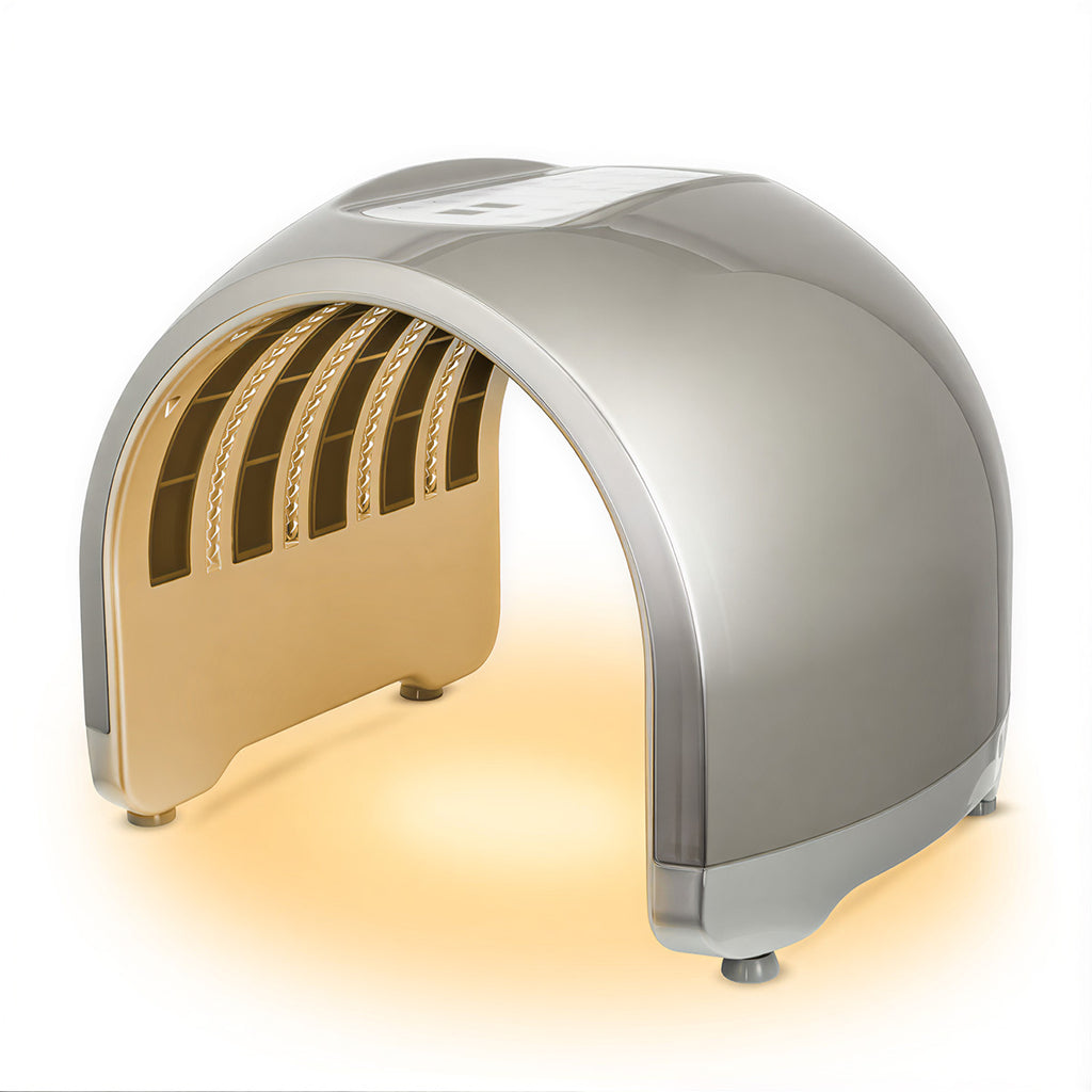 SQ3 4 Color Light Therapy Machine, PDT-2128DR RYGB LED Photon Facial Beauty Device with FIR Heating for Salon Home Skin Rejuvenation Care