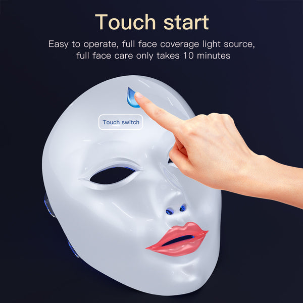 SQ50 | Face & Neck Radiance Mask 50-LED 7-Color LED Face Mask
