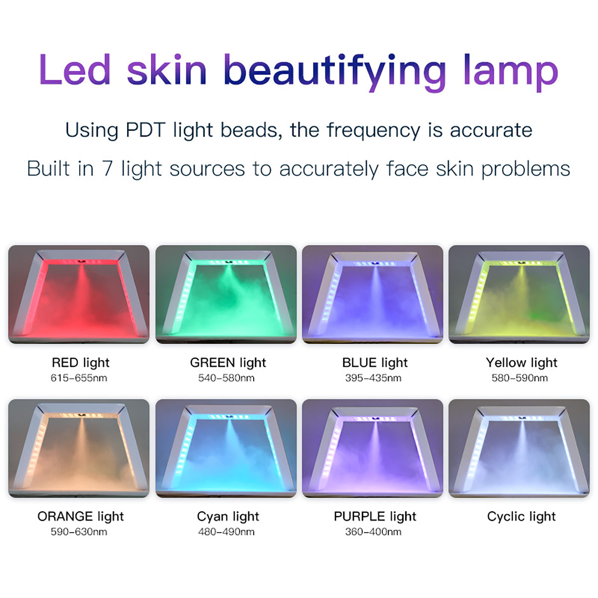 SQ49 Foldable LED Light Therapy Arch with Nano Mist & Warmth