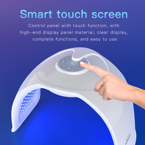 SQ97 LED Phototherapy Machine, 170 Beads 7-color , Red Blue Green Yellow Cyan Purple Near-Infrared, Nano Ultrasonic Fine Spray