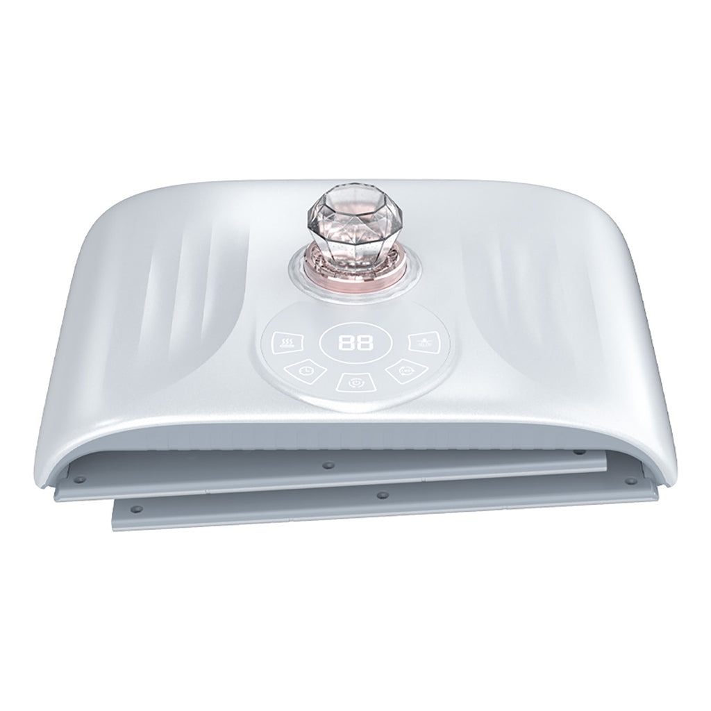 SQ125 7-Color PDT LED Light Therapy Spectrometer, 117 LED Beads Facial Skin Care Beauty Folding Machine with Ultrasonic Nano Spray & Hot Compress