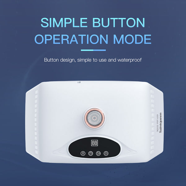 SQ122 LED Hydration Spectrometer 135 Beads 8-Color Light Therapy Machine With Nano Mist Spray, Foldable PDT Photon Facial Skin Rejuvenation