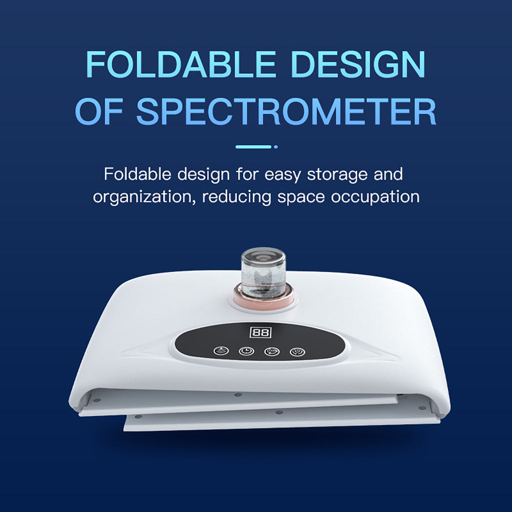 SQ122 LED Hydration Spectrometer 135 Beads 8-Color Light Therapy Machine With Nano Mist Spray, Foldable PDT Photon Facial Skin Rejuvenation