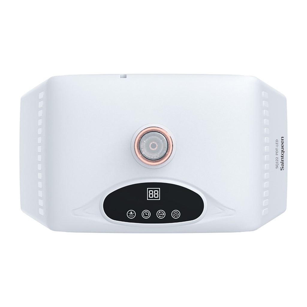 SQ122 LED Hydration Spectrometer 135 Beads 8-Color Light Therapy Machine With Nano Mist Spray, Foldable PDT Photon Facial Skin Rejuvenation