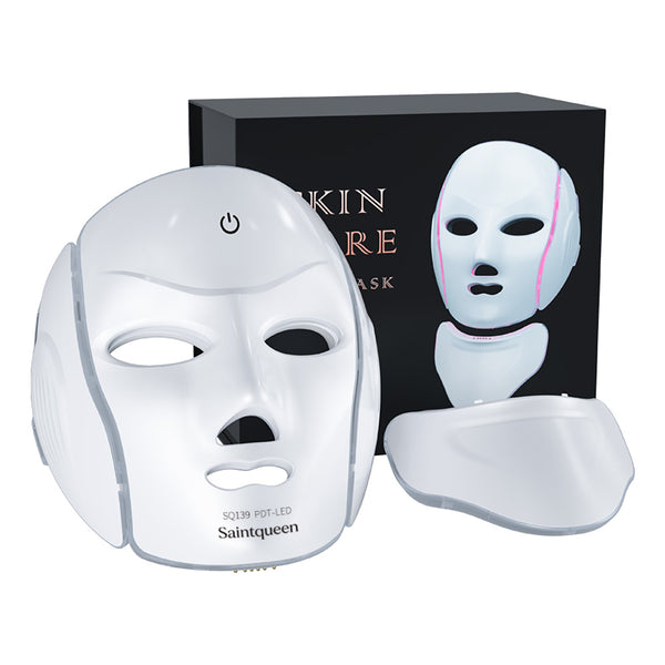 SQ139 | Microcurrent Radiance Mask 119-LED 7-Color LED Face Mask with Microcurrent