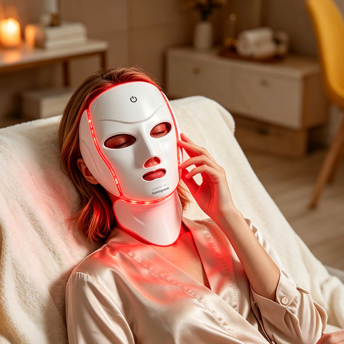 SQ139 | Microcurrent Radiance Mask 119-LED 7-Color LED Face Mask with Microcurrent Secondary image