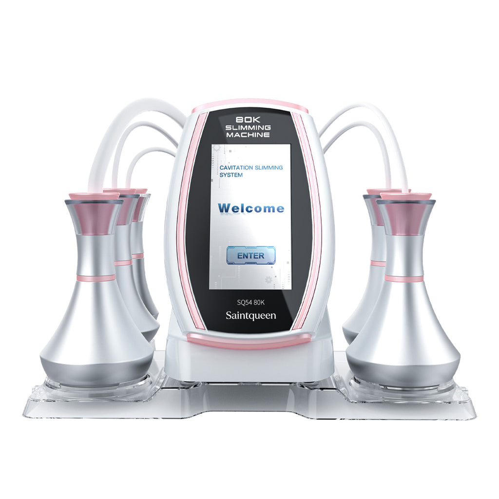 SQ54 Pro, 5in1 80K Cavitation Machine, Multipolar RF Body Shaping & Skin Lifting Device, Vacuum Massage Anti-Aging Beauty Machine for Face & Body Home Use