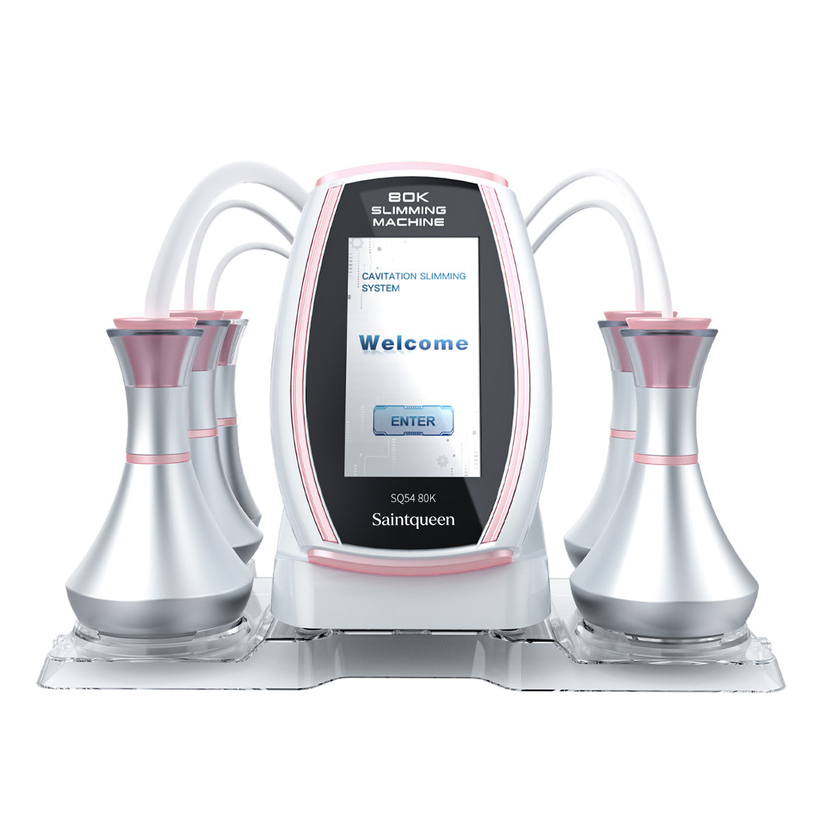 SQ54 Pro, 5in1 80K Cavitation Machine, Multipolar RF Body Shaping & Skin Lifting Device, Vacuum Massage Anti-Aging Beauty Machine for Face & Body Home Use