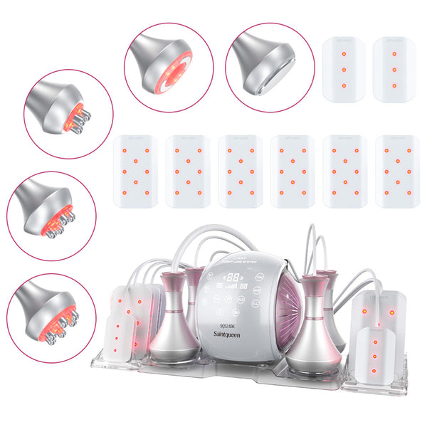 SQ52 Pro, 6in1 80K Cavitation Machine, Multi-Polar RF Vacuum Lipo Laser Body Sculpting Skin Tightening Beauty Device for Home & Salon Use