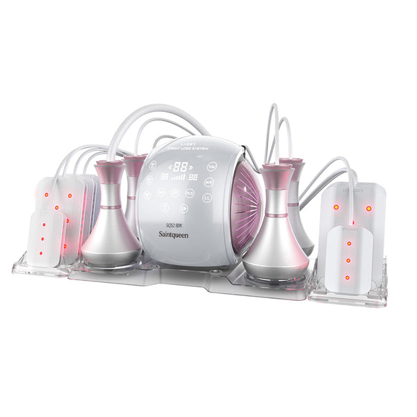 SQ52 Pro, 6in1 80K Cavitation Machine, Multi-Polar RF Vacuum Lipo Laser Body Sculpting Skin Tightening Beauty Device for Home & Salon Use