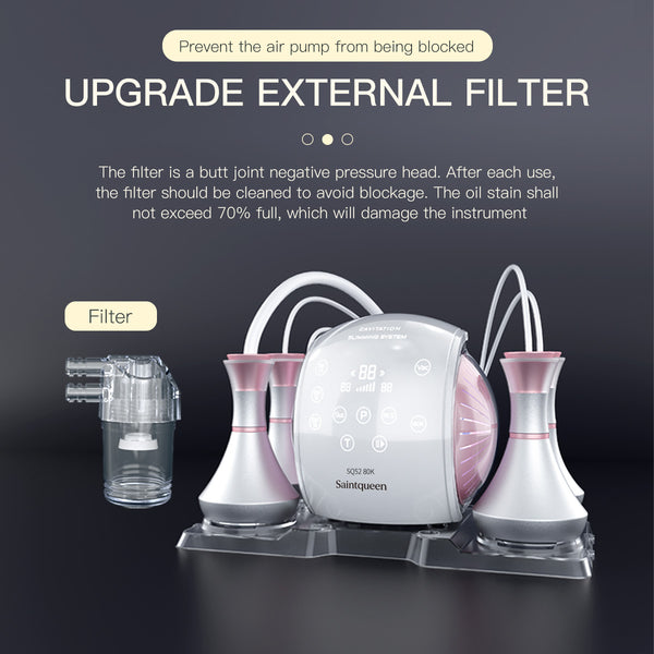 SQ52 Pro, 6in1 80K Cavitation Machine, Multi-Polar RF Vacuum Lipo Laser Body Sculpting Skin Tightening Beauty Device for Home & Salon Use