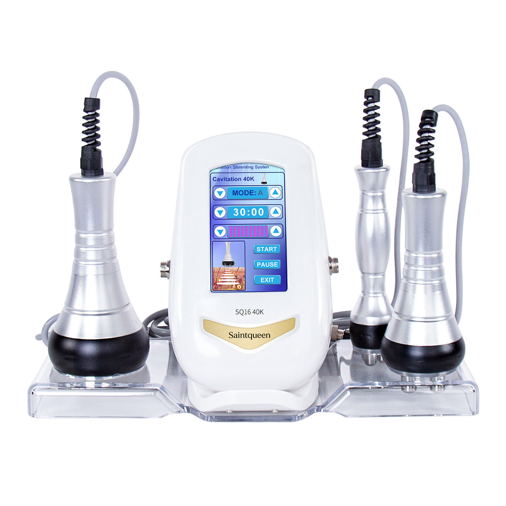 SQ16 Basic, 3in1 40K Cavitation Instrument, Body Contouring Multipolar Tripolar Tetrapolar RF Skin Lifting Tightening Body Shaping Skin Smoothing