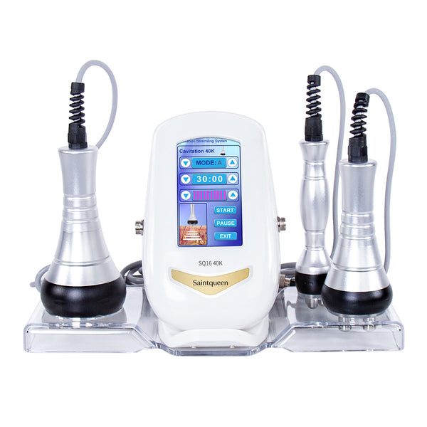 SQ16 Basic, 3in1 40K Cavitation Instrument, Body Contouring Multipolar Tripolar Tetrapolar RF Skin Lifting Tightening Body Shaping Skin Smoothing
