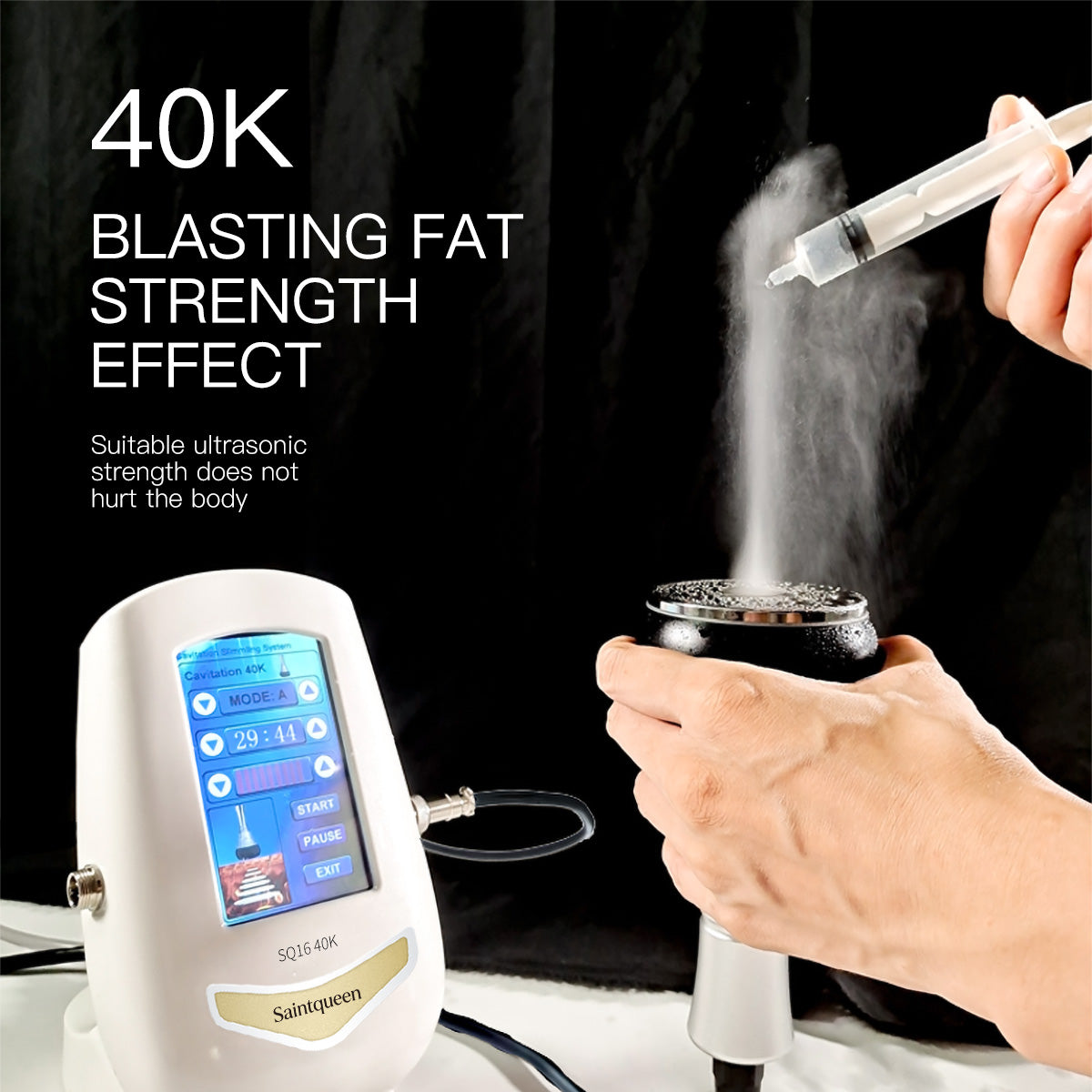 SQ16 Basic, 3in1 40K Cavitation Instrument, Body Contouring Multipolar Tripolar Tetrapolar RF Skin Lifting Tightening Body Shaping Skin Smoothing