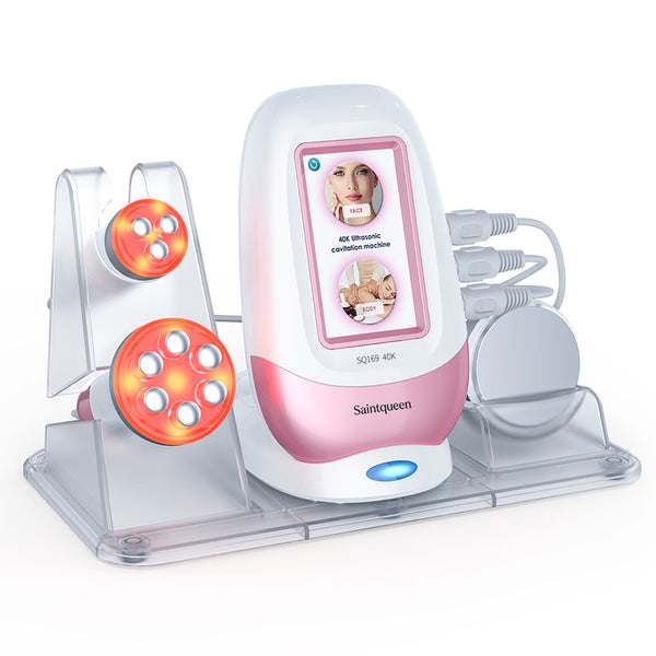 SQ169 Basic, 3in1 40K Ultrasonic Cavitation Body Sculpting Machine | Tripolar 6-Pole RF for Face Anti-Aging, Wrinkle Reduction, Body & Skin Firming Home Beauty Equipment