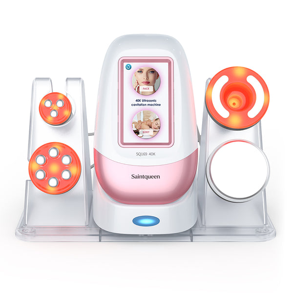 SQ169 Basic, 4in1 Home 40K Cavitation Body Sculpting Machine Multi-Polar RF Vacuum Massage Skin Firming Contouring Beauty Tool for Face Body