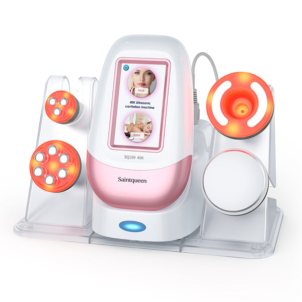 SQ169 Basic, 4in1 Home 40K Cavitation Body Sculpting Machine Multi-Polar RF Vacuum Massage Skin Firming Contouring Beauty Tool for Face Body