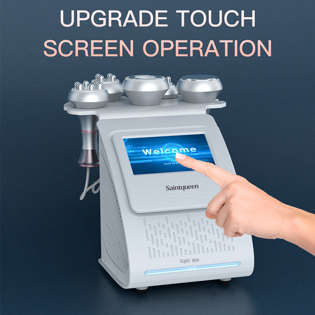 SQ85A Pro, 5in1 80K Ultrasonic Cavitation Machine | Multipolar RF & Vacuum Massage System for Body Sculpting, Skin Tightening & Facial Lifting