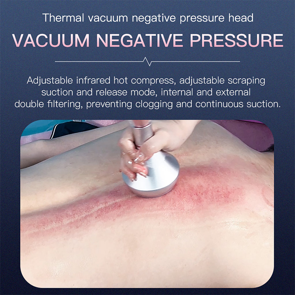 SQ85B Pro, 6in1 80K Ultrasonic Cavitation Machine, Multi-Polar RF Vacuum Massage Laser EMS Pads Body Sculpting Device, Skin Tightening & Facial Lifting Beauty Equipment