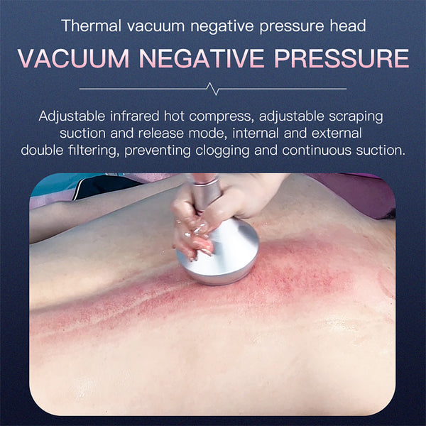 SQ85B Pro, 6in1 80K Ultrasonic Cavitation Machine, Multi-Polar RF Vacuum Massage Laser EMS Pads Body Sculpting Device, Skin Tightening & Facial Lifting Beauty Equipment