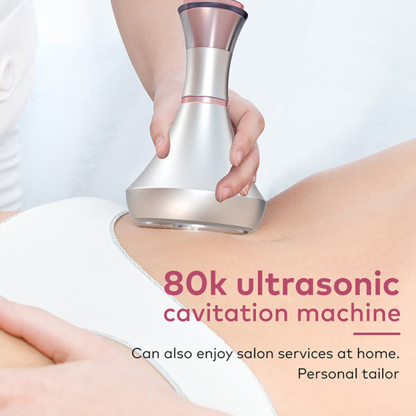 SQ85E Plus 9in1 80K Cavitation Machine, Multifunctional Body Sculpting Beauty Device with RF Heating, Ice Cool Hammer, Microcurrent Patch, Meridian Brush, EMS Laser Plate