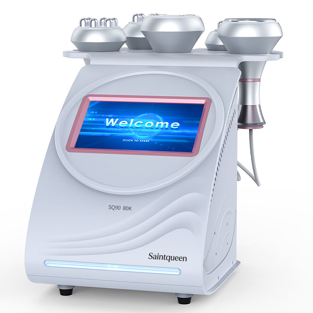 SQ90A Pro, 5in1 80K Cavitation Machine | 3/4/6-Pole RF & Negative Pressure Massage for Body Sculpting, Face Lifting & Skin Firming