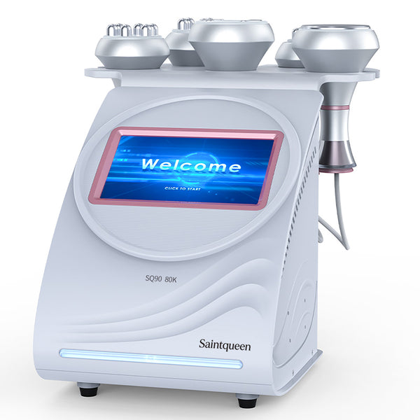SQ90A Pro, 5in1 80K Cavitation Machine | 3/4/6-Pole RF & Negative Pressure Massage for Body Sculpting, Face Lifting & Skin Firming