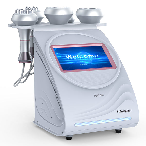 SQ90A Pro, 5in1 80K Cavitation Machine | 3/4/6-Pole RF & Negative Pressure Massage for Body Sculpting, Face Lifting & Skin Firming