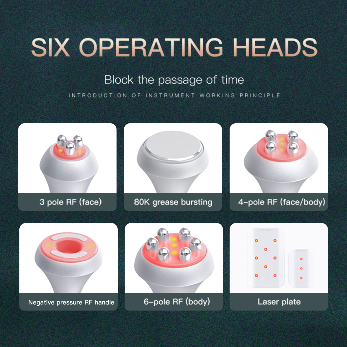 SQ90C Pro, 6in1 80K Cavitation Machine | Multi-Pole RF Skin Tightening, Vacuum Massage & Lipo Laser Body Contouring System, Facial Lifting Body Shaping Beauty Machine Secondary image